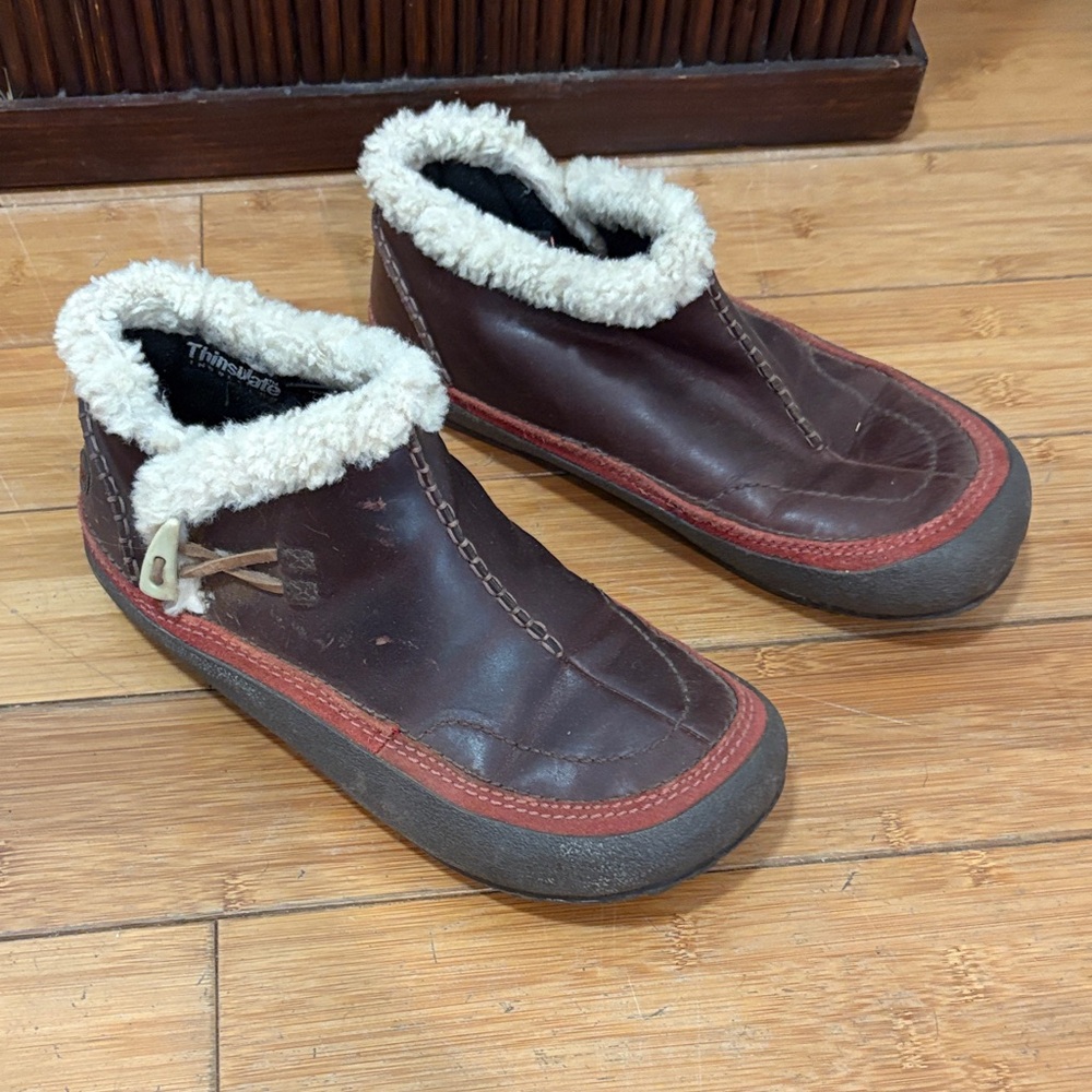 Merrell Brown and Red Men's Boots